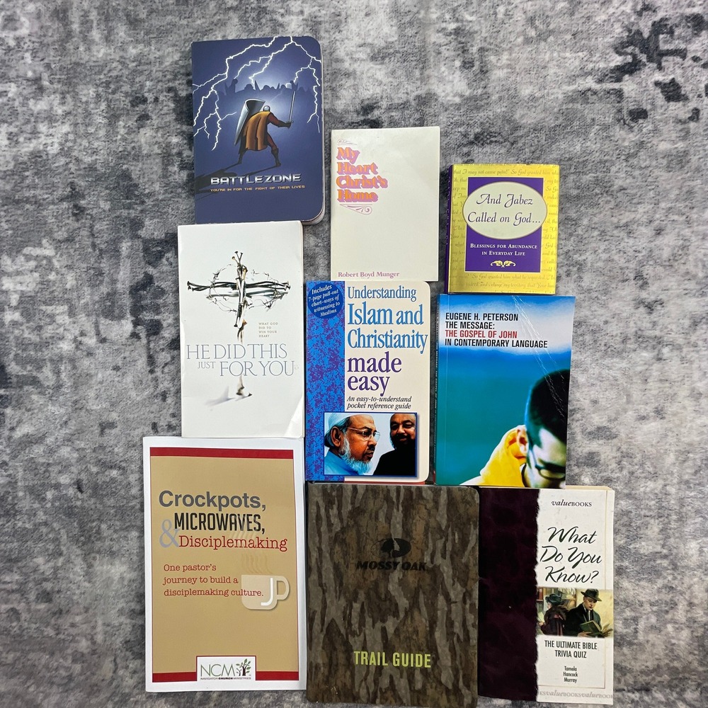 Christian Outreach Booklet Lot Max Lucado Eugene Peterson Understanding Islam